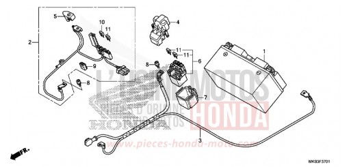 BATTERY (CBR1000RA/SA) CBR1000SAG de 2016